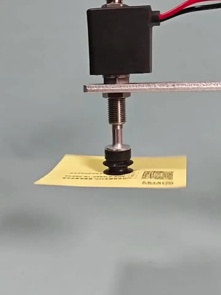 Electromagnetic vibration suction cup for mounting thin sheets (1/10)
